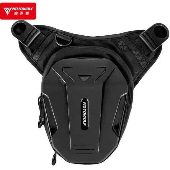 کیف روپایی (لگ بگ) ضد آب و ضد باد موتور سیکلت برند / MOTOWOLF کد 000122