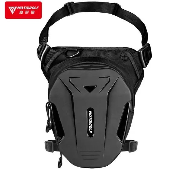 کیف روپایی (لگ بگ) ضد آب و ضد باد موتور سیکلت برند / MOTOWOLF کد 000122