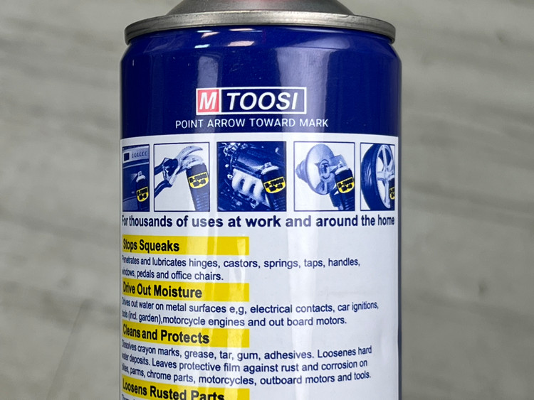 اسپری روان کننده و زنگ شور M-TOOSI WD-40 / اصل 200711