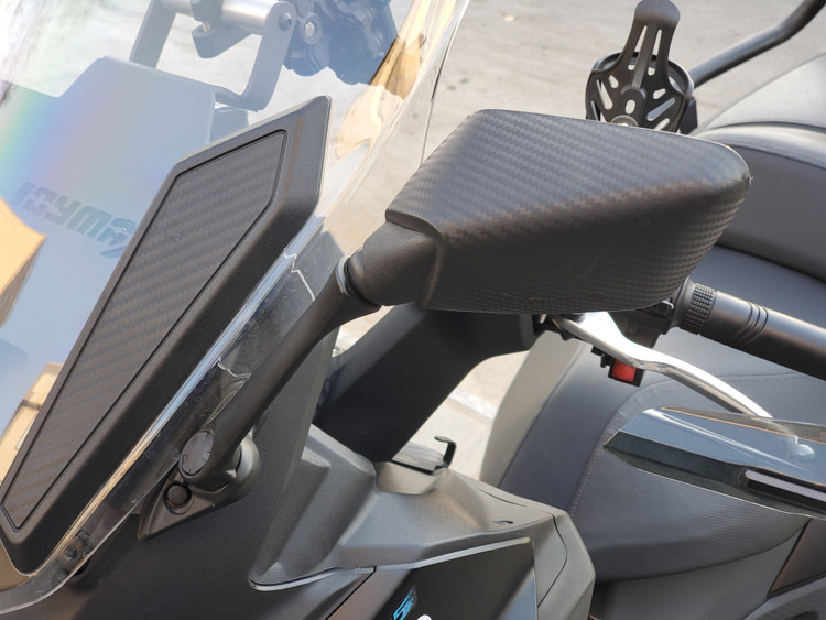 ست کامل اینه ریسینگ و پایه هولدر موبایل Sym Joymax