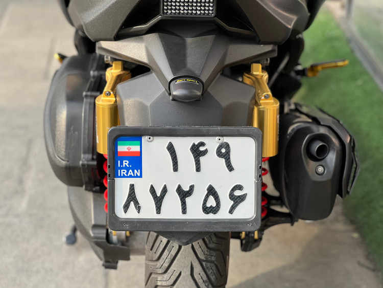کمک فنر عقب YSS / فنر قرمز / پایه طلایی مناسب XMAX / اصل200434