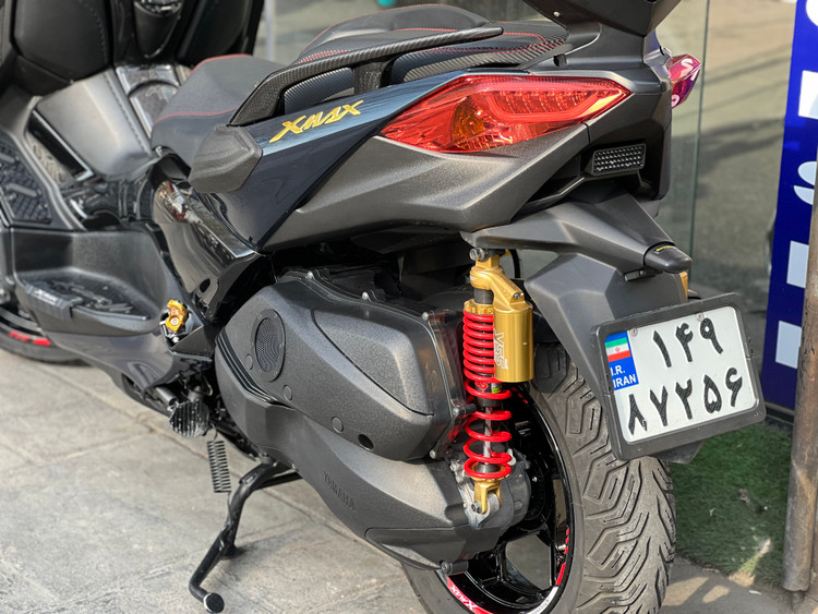 کمک فنر عقب YSS / فنر قرمز / پایه طلایی مناسب XMAX / اصل200434