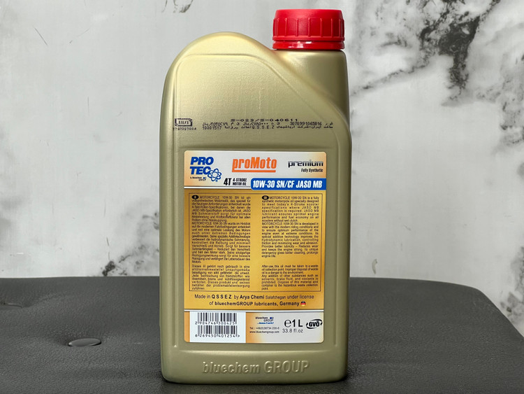 روغن موتور پروتک مخصوص موتور های اسکوتر PROTEC OIL / 10W30 SN کد 201495