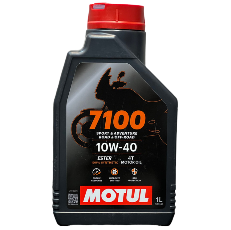 روغن موتور مخصوص موتور های دنده ای موتول 10W40 مدل 7100 MOTUL / ساخت ایتالیا اصل کد ۲۰۱۱۱۸