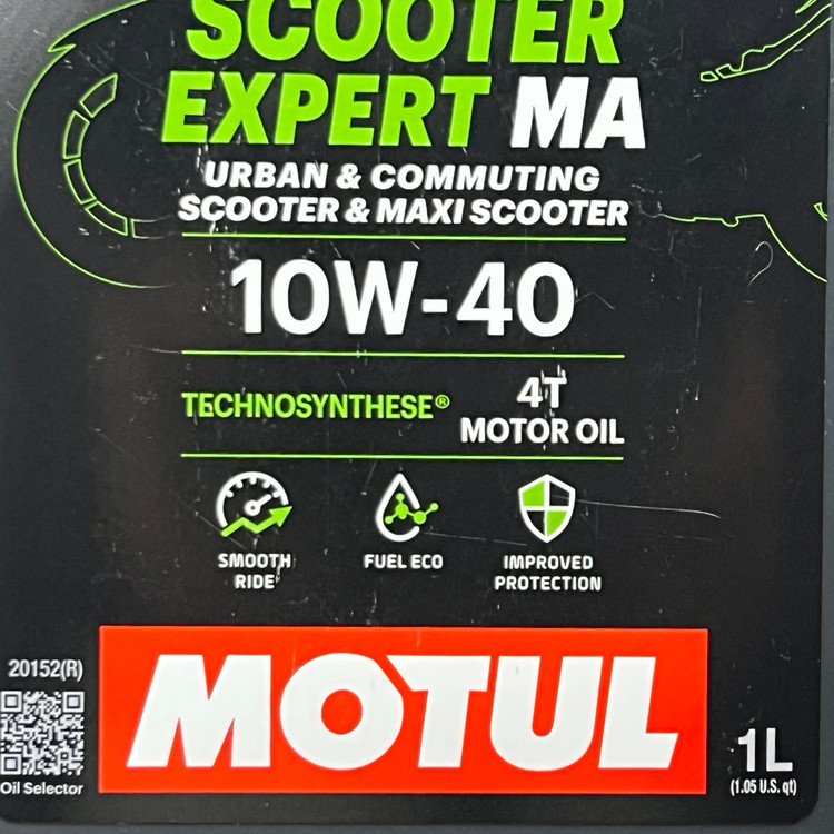 روغن موتور موتول اسکوتر MOTUL 10W-40 SP ساخت ایتالیا اصل کد 200628
