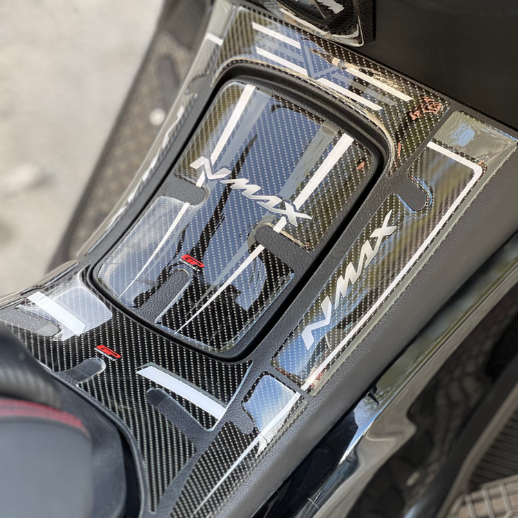 پد باک مشکی خط طوسی YAMAHA Nmax GP ساخت ترکیه اصل کد ۲۰۰۵۹۷