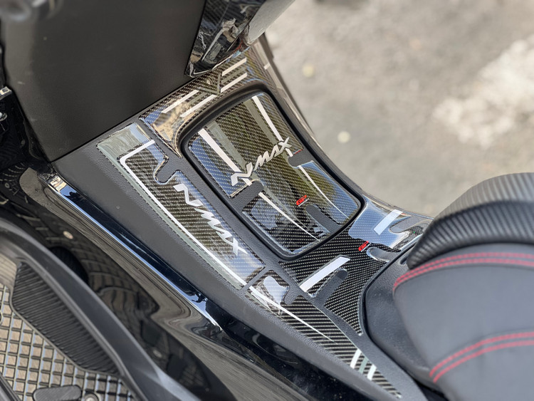 پد باک مشکی خط طوسی YAMAHA Nmax GP ساخت ترکیه اصل کد ۲۰۰۵۹۷