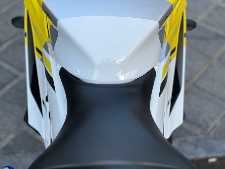 ست فلاپ کامل جشن 60 سالگی YAMAHA YZF‑R25 رنگ زرد آبی سفید Yellow & Speed Block livery