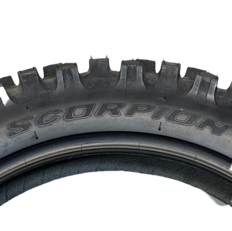 لاستیک پیرلی کراسی و اندرو 120/100/18 / ساخت برزیل اصل مدیوم به هارد PIRELLI SCORPION™ XC MID HARD کد ۲۰۱۲۵۷