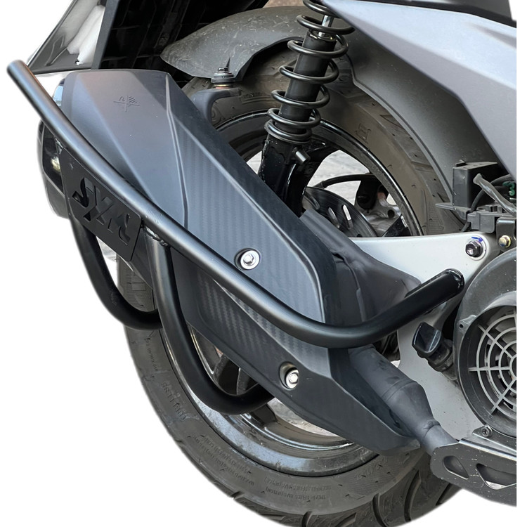 گارد عقب محافظ اگزوز و هواکش SYM / Jt200 / J200 / SR200 / Lucky180 کد 200780 200500