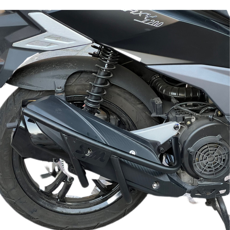 گارد عقب محافظ اگزوز و هواکش SYM / Jt200 / J200 / SR200 / Lucky180 کد 200780 200500