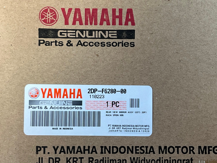آینه سمت چپ YAMAHA NMAX / AEROX / ساخت اندونزی اصل کد ۲۰۰۱۸۲