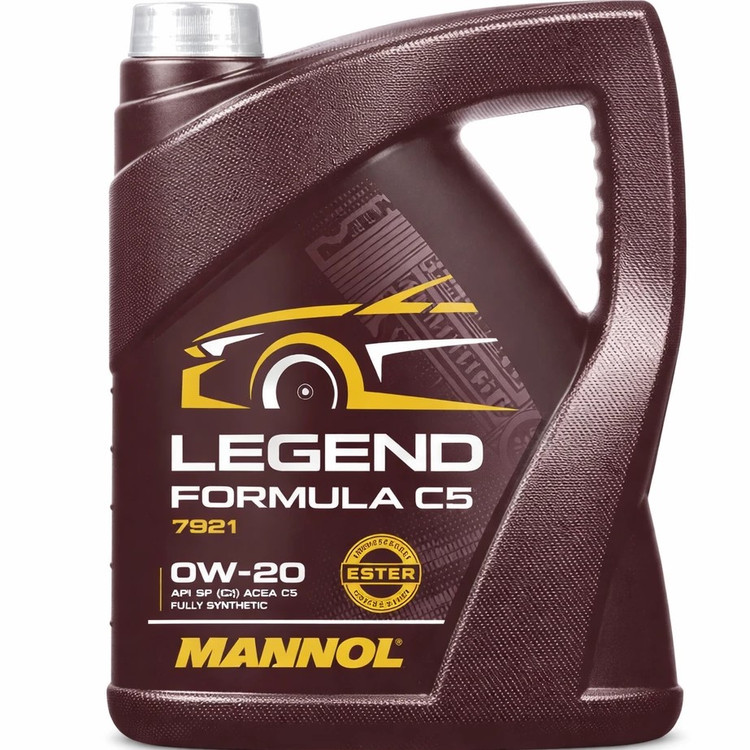 روغن موتور خودرو فرمول افسانه ای مانول Mannol Legend Formula C5 0W‑20 ساخت آلمان اصل کد 201850