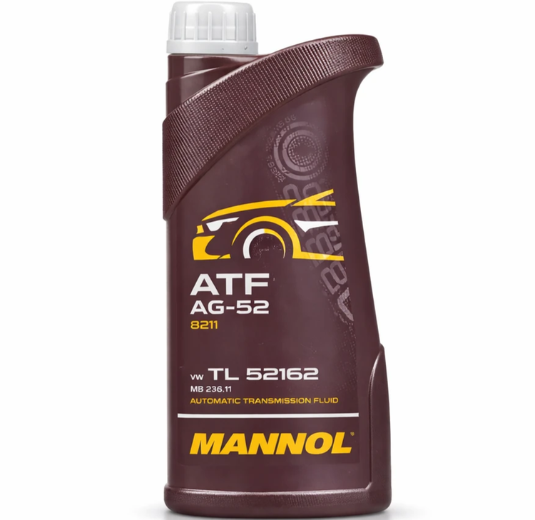 روغن گیربکس خودرو مانول Mannol ATF AG‑52 مناسب گیربکس 4 و 5 سرعته اتوماتیک ساخت آلمان اصل کد 201851