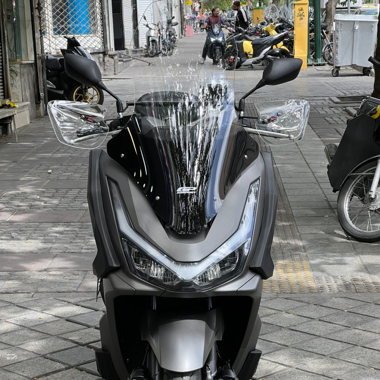 هندگارد / بادگیر دسته شفاف HONDA PCX 160 GP ساخت ترکیه اصل کد 201848
