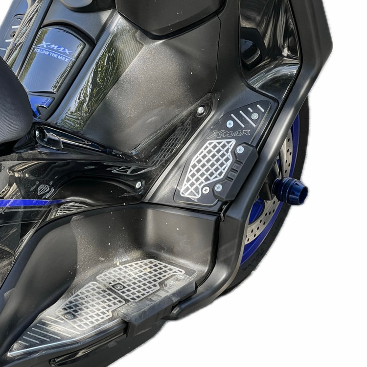 کف پایی اسپرت مشکی نقره ای YAMAHA Xmax GP ساخت ترکیه اصل ۰۰۰۰۳۴