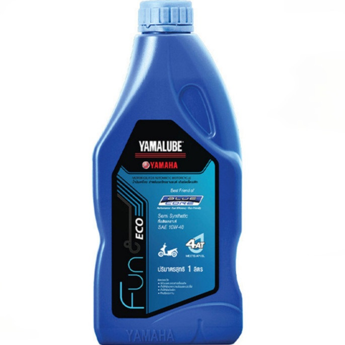 روغن موتور مخصوص موتورهای اسکوتر یاماها یامالوب 1 لیتر YAMAHA YAMALUBE 10W40 / ساخت تایلند اصل کد ۰۰۰۲۲۶