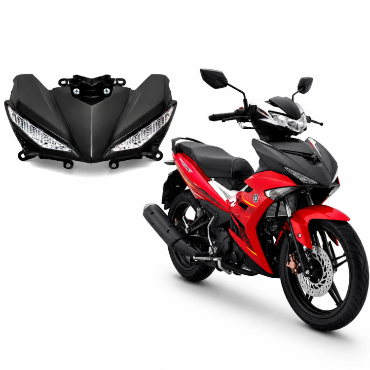 چراغ جلو نورپایین (دی لایت) YAMAHA Mx King ساخت اندونزی اصل کد 200352