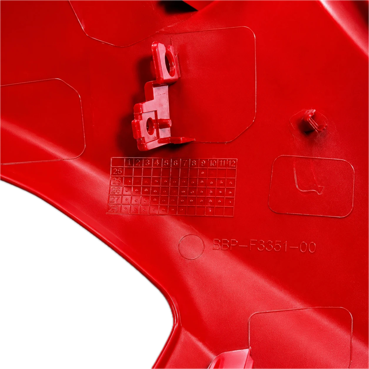 فلاپ بغل چراغ سمت راست قرمز YAMAHA Aerox اندونزی اصل کد 200016