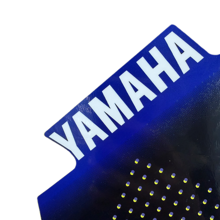 برچسب / استیکر فلاپ بغل چراغ راست آبی YAMAHA Aerox/ ساخت اندونزی اصل کد 200028