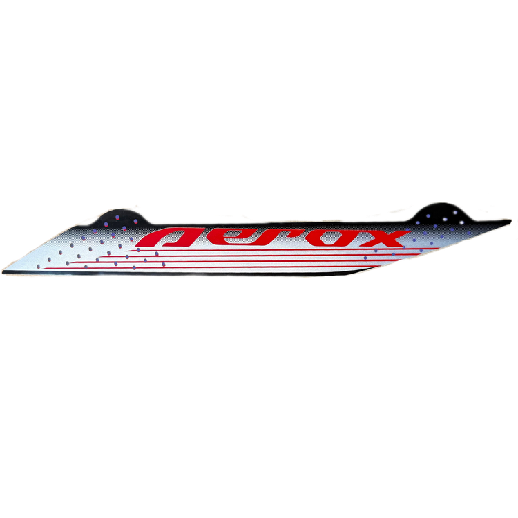 برچسب / استیکر روی گیتاری عقب مشکی سمت چپ YAMAHA Aerox / ساخت اندونزی اصل کد 200037