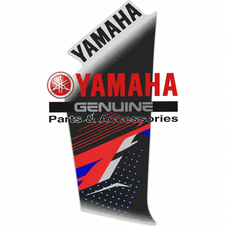 برچسب / استیکر فلاپ بغل چراغ راست نقره ای YAMAHA Aerox/ ساخت اندونزی اصل کد 200035