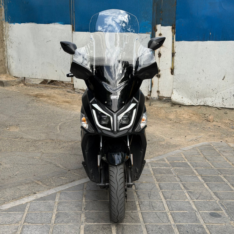 طلق شفاف SYM J200 GP 79cm بادگیر دسته دار ساخت ترکیه اصل کد 202128