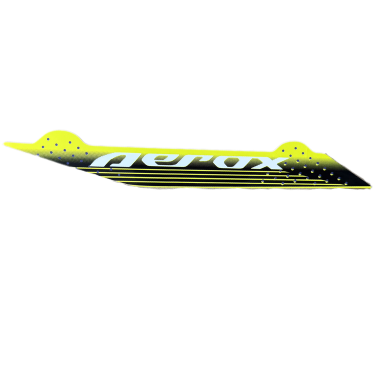 برچسب / استیکر روی گیتاری عقب زرد سمت راست YAMAHA Aerox/ ساخت اندونزی اصل کد 200032