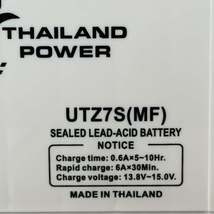 باتری 12 ولت 6 آمپر کوتاه تایلندی THAILAND POWER کد 200751