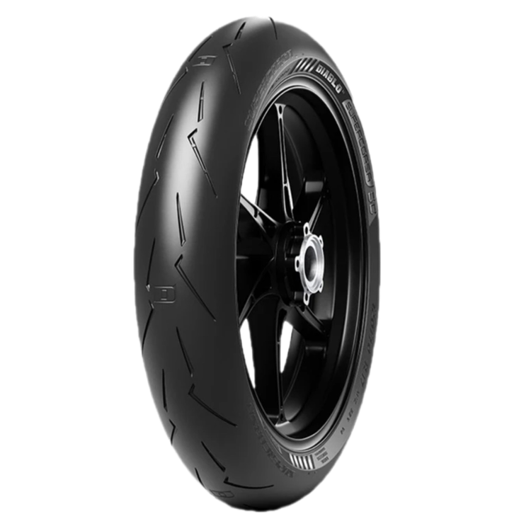 لاستیک پیرلی 120/70/17 سوپرکورسا ساخت کشور آلمان اصل DIABLO SUPERCORSA V3 SC1 کد 201449