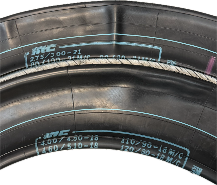 ست تیوپ چرخ عقب و چرخ جلو IRC مناسب YAMAHA WR 155 / ساخت تایلند اصل