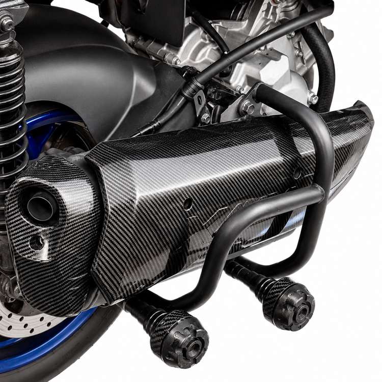 گارد عقب محافظ اگزوز YAMAHA Xmax کد 200717