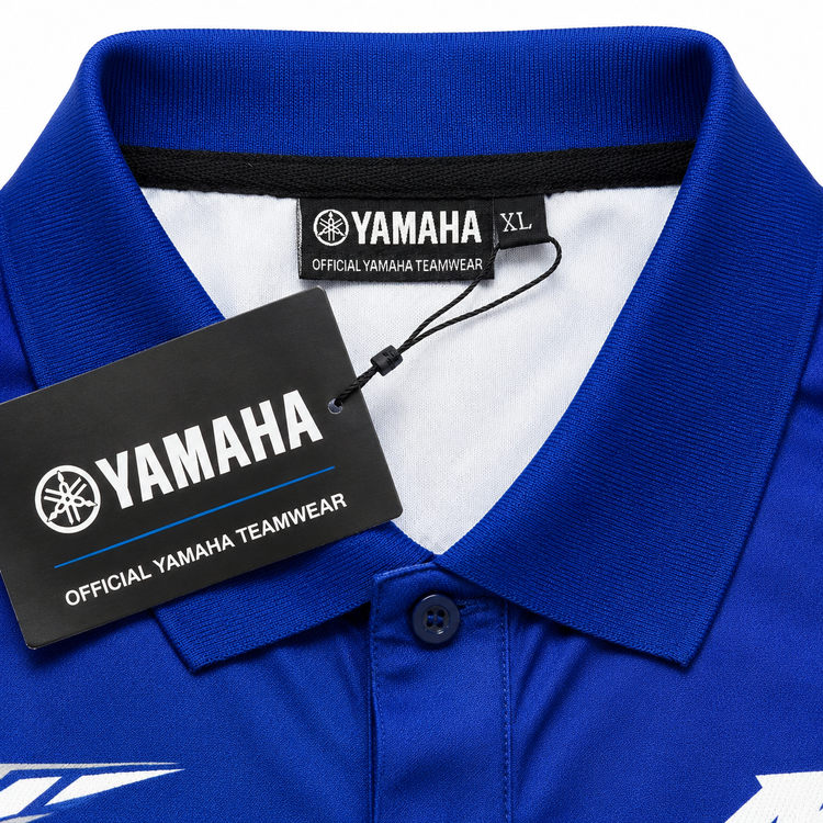 تیشرت رنگ ابی برند یاماها مدل YAMAHA Fattory Racing YZR M1 ساخت ترکیه اصل
