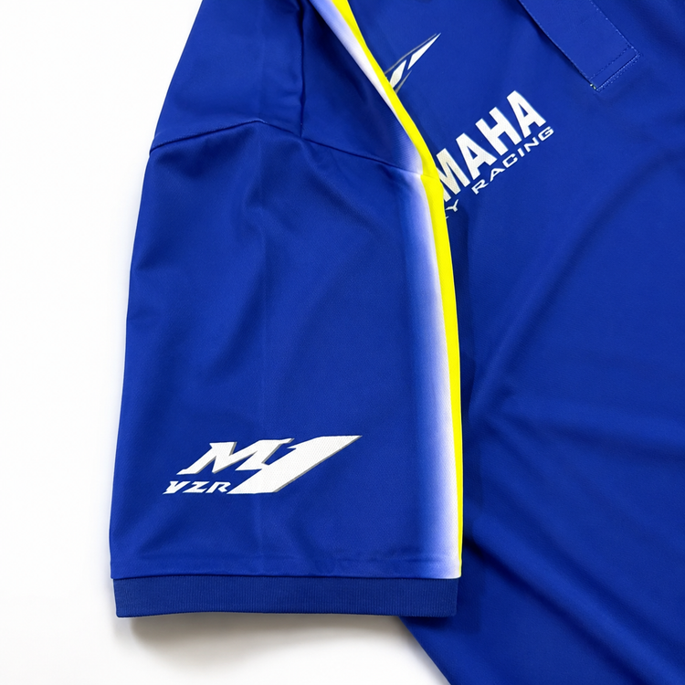 تیشرت رنگ ابی برند یاماها مدل YAMAHA Fattory Racing YZR M1 ساخت ترکیه اصل