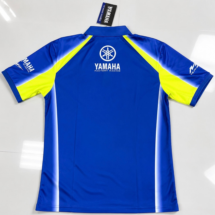 تیشرت رنگ ابی برند یاماها مدل YAMAHA Fattory Racing YZR M1 ساخت ترکیه اصل