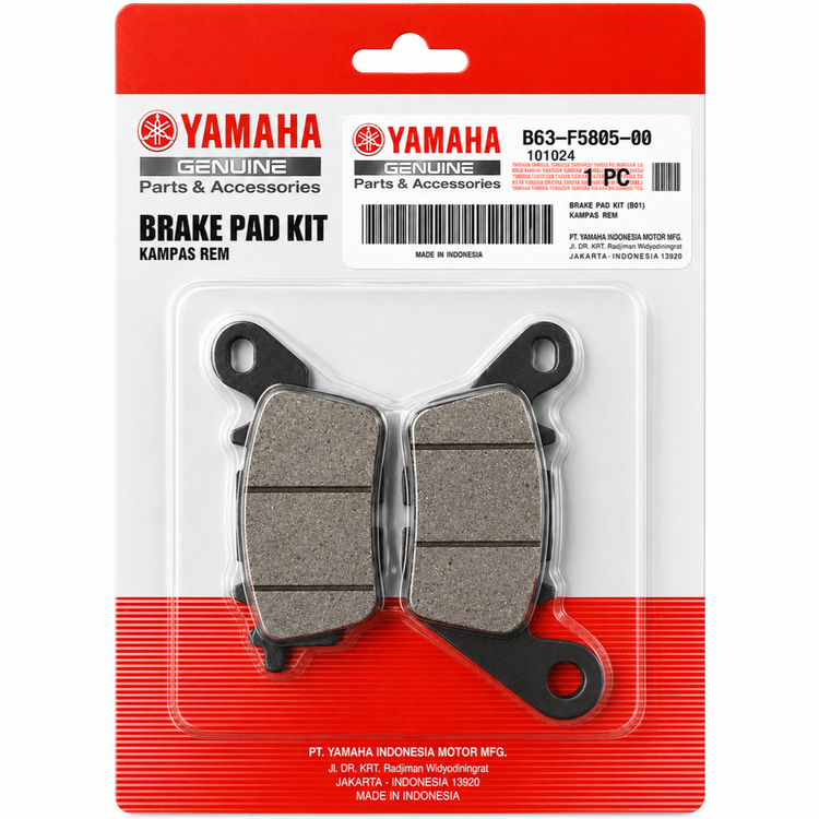 لنت ترمز چرخ جلو اندونزی YAMAHA Nmax / Nmax Turbo / Aerox / MxKing / Filano اصل کد 000078
