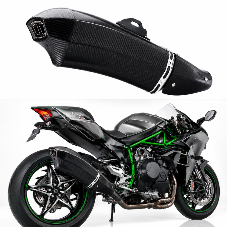 اگزوز قهرمانی Kawasaki NINJA H2 کد 200713