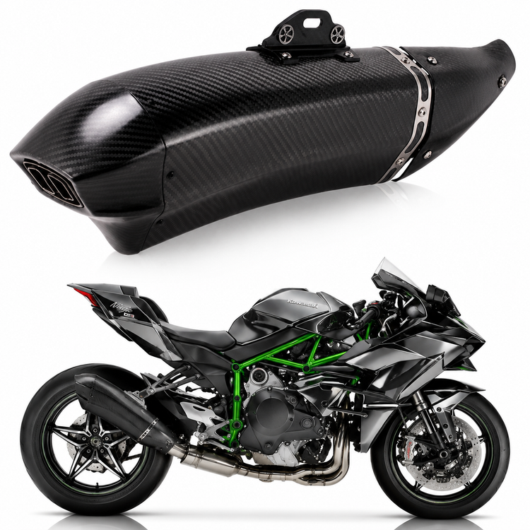 اگزوز قهرمانی Kawasaki NINJA H2 کد 200713