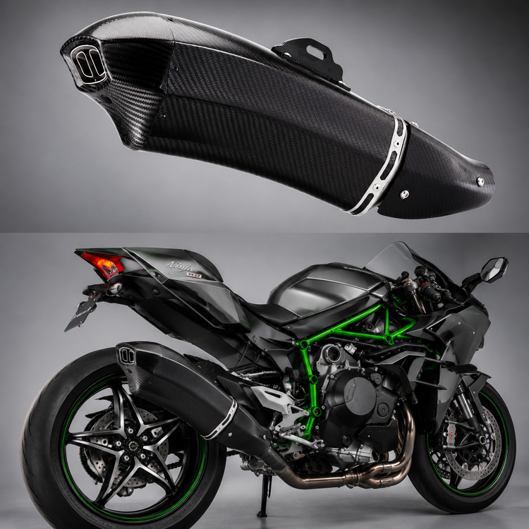 اگزوز قهرمانی Kawasaki NINJA H2 کد 200713