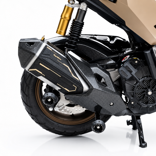 کاور اگزوز کربن HONDA ADV160 ساخت تایلند اصل کد ۲۰۱۰۶۸