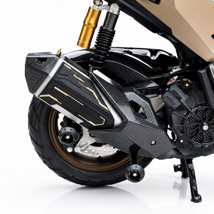 کاور اگزوز کربن HONDA ADV160 ساخت تایلند اصل کد ۲۰۱۰۶۸