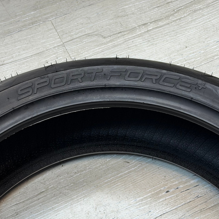 لاستیک میتاس 190/50/17 گل خلوت اسپرت فورس پلاس / +MITAS SPORT FORCE / ساخت اروپا کشور اسلوونی اصل / مناسب چرخ عقب کد 200724