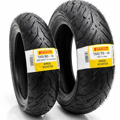 ست لاستیک پهن جلو و عقب پیرلی مناسب برای 155 PIRELLI ANGEL1 AEROX / ساخت اندونزی اصل
