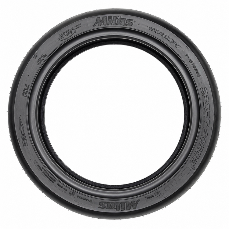 لاستیک میتاس 160/60/17 گل خلوت اسپرت فورس / MITAS SPORT FORCE / ساخت اروپا کشور اسلوونی اصل / مناسب چرخ عقب کد 201492