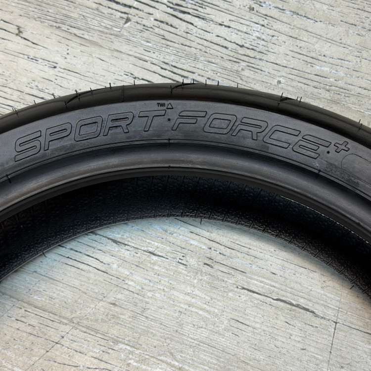 لاستیک میتاس 150/60/17 گل خلوت اسپرت فورس پلاس / +MITAS SPORT FORCE / ساخت اروپا کشور اسلوونی اصل / عقب کد 200747