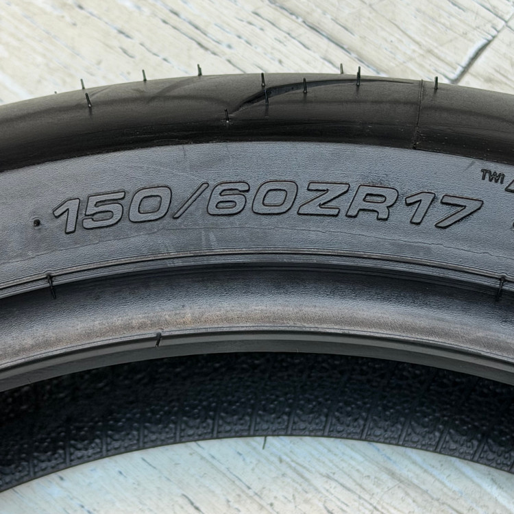 لاستیک میتاس 150/60/17 گل خلوت اسپرت فورس پلاس / +MITAS SPORT FORCE / ساخت اروپا کشور اسلوونی اصل / عقب کد 200747