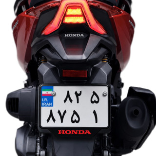 قاب پلاک اسپرت موتورسیکلت رنگ قرمز/ مناسب تمام موتورهای برند HONDA کد 202244