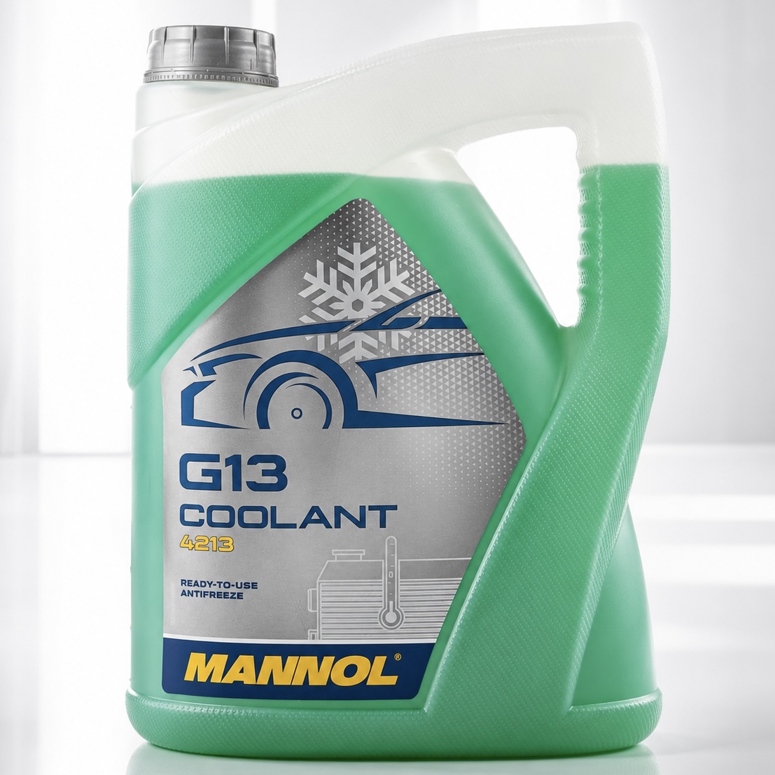 کولانت خودرو مانول 5 لیتر G13 رنگ سبز MANNOL / ساخت کشور آلمان اصل کد ۲۰۱۶۶۴