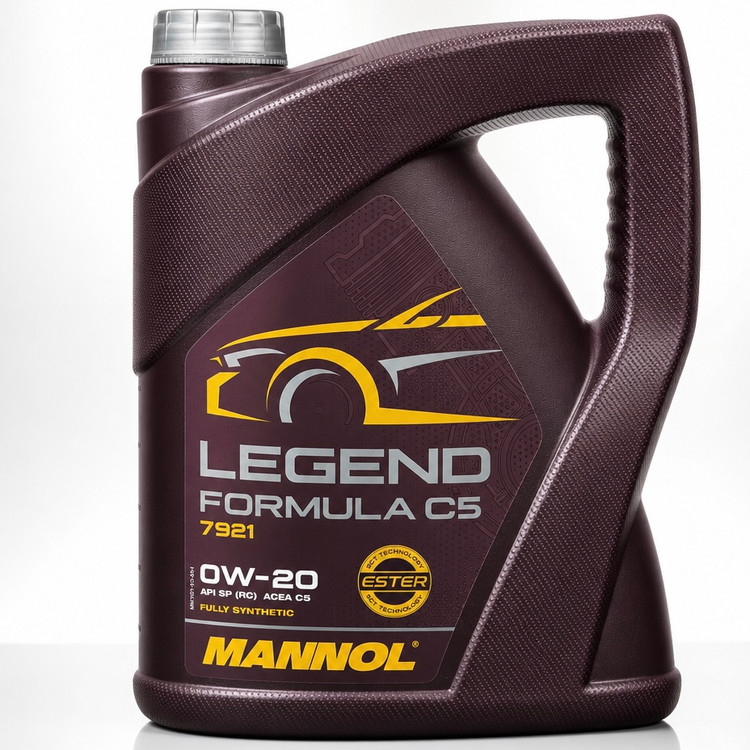 روغن موتور خودرو فرمول افسانه ای مانول Mannol Legend Formula C5 0W‑20 ساخت آلمان اصل کد 201850