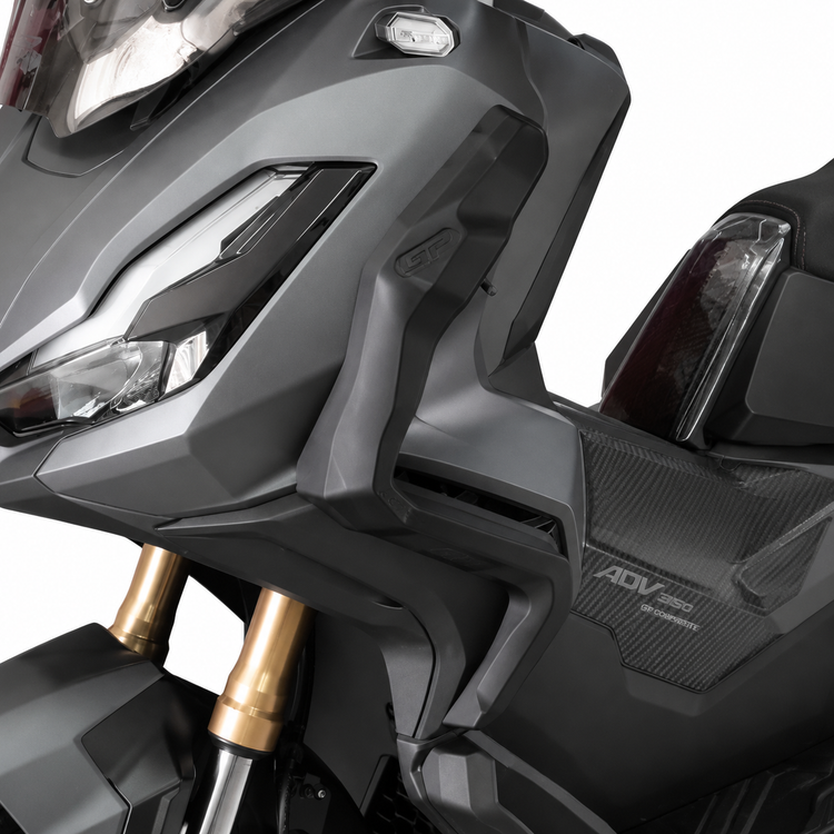 ست پروتکشن محافظ بدنه HONDA ADV 350 GP فلاپ بغل چراغ بغل جاپایی و گیتاری عقب ساخت ترکیه اصل